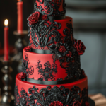 15 Gothic Wedding Cake Designs