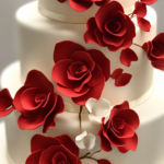 28 Innovative Wedding Cake Flower Arrangement Ideas