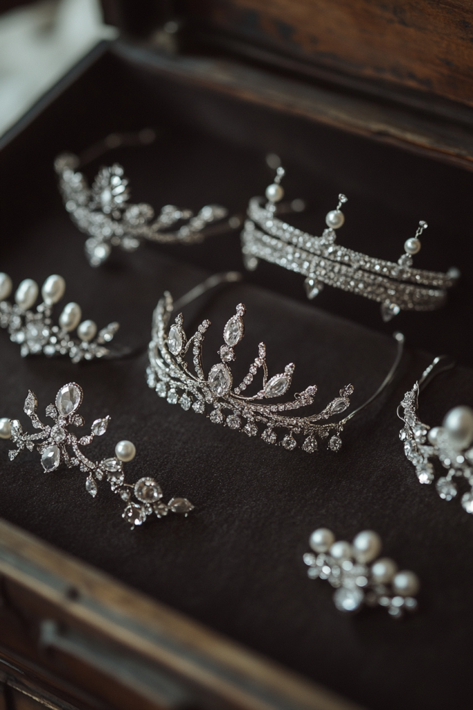 36 Sparkling Crystal Wedding Tiara and Crown Collections